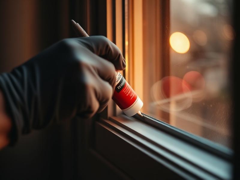 Sealing gaps and drafts around a window frame
